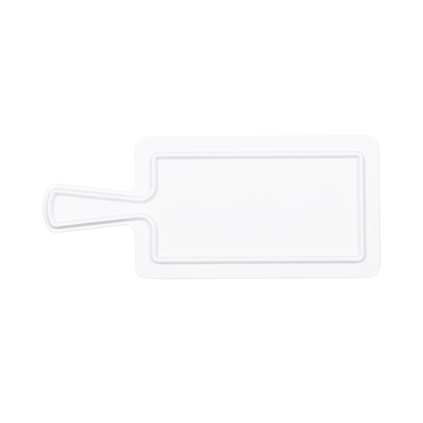 Melamine Rectangular Serving Board - Alder Wood, Carrara Marble