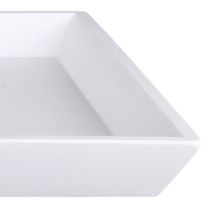 Melamine Rectangular Tray - White