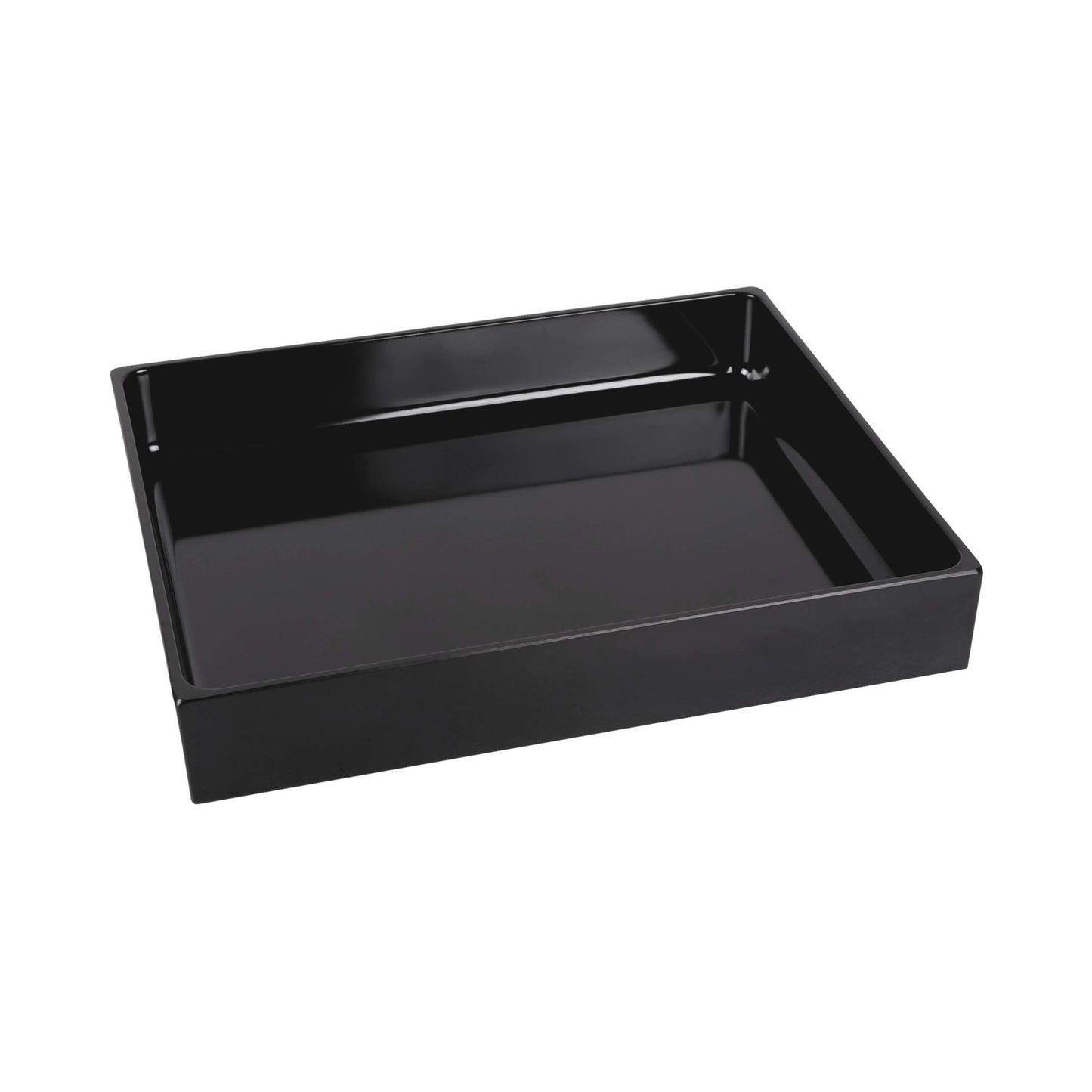 Melamine Rectangular Bin - Black