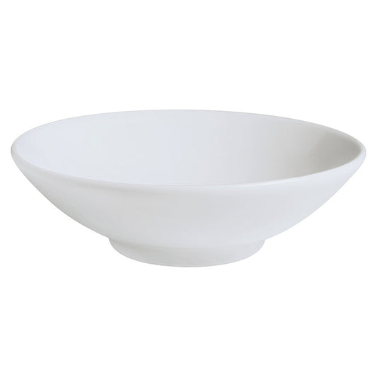12.8 oz. Bright White Porcelain Bowl, 6 1/4" Dia., Corona Elegance (Stocked) (12 Pack)