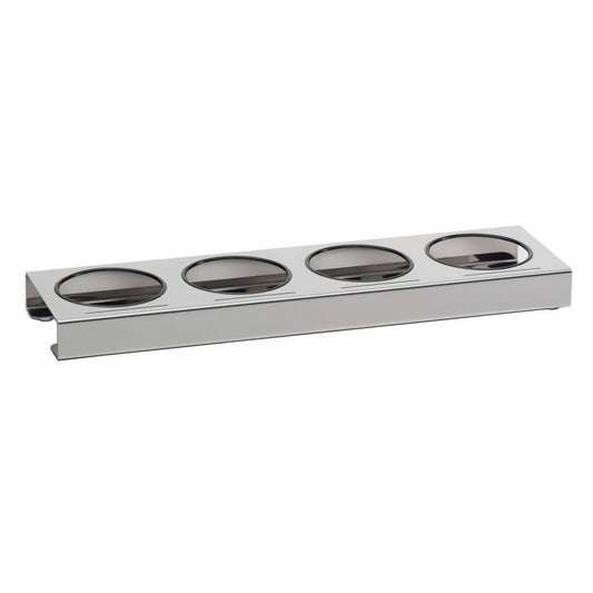 B-LINE base 'Quadro'  stainless steel base  with 4 locat