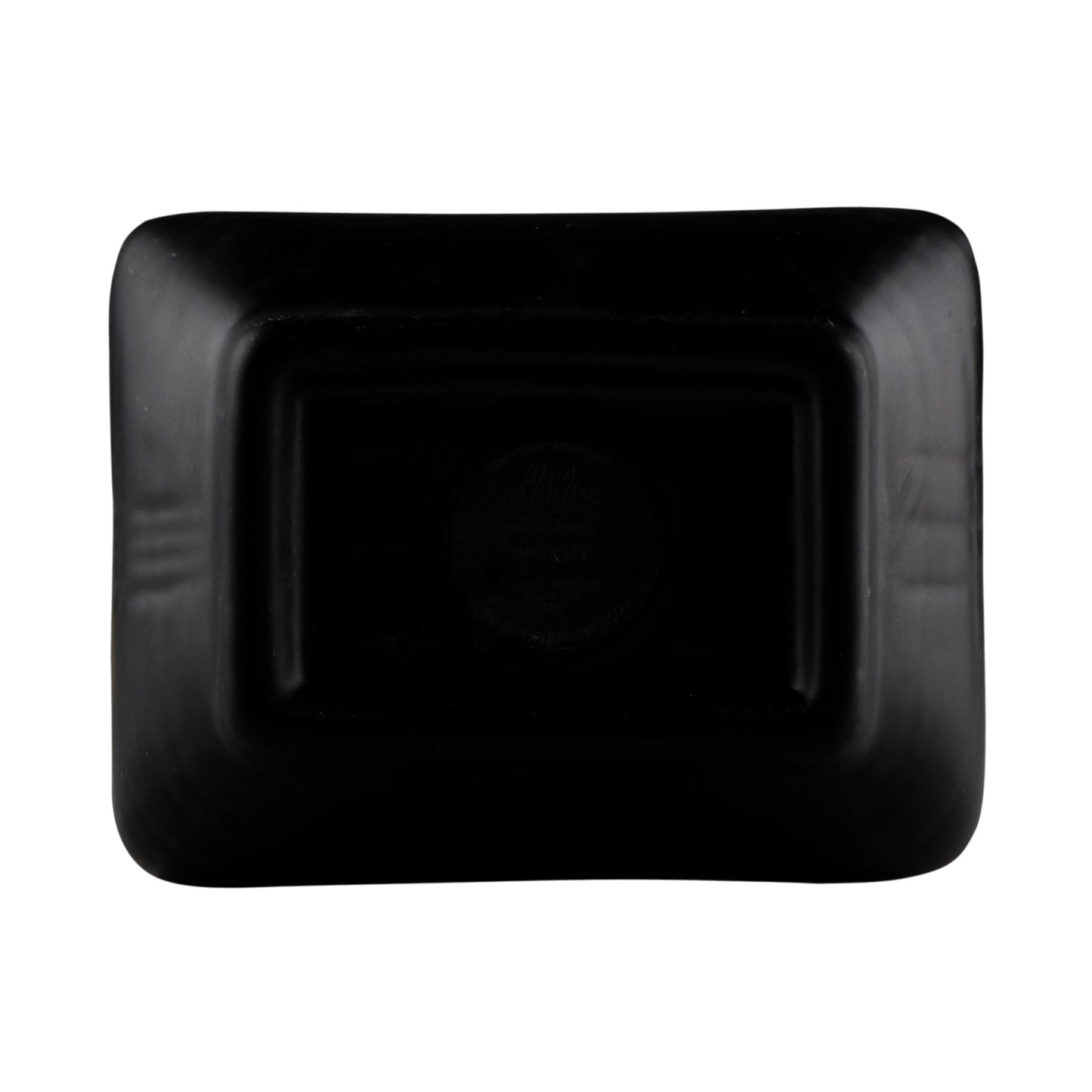Melamine Two-Tone Sauce Dish - Ebony Outside, Sand Inside