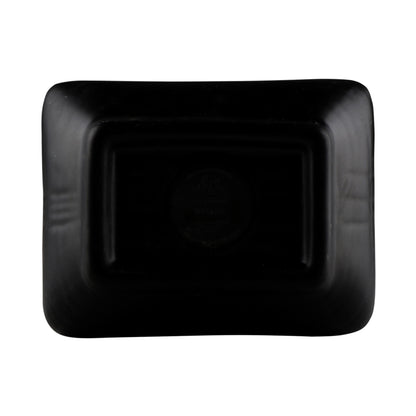 Melamine Two-Tone Sauce Dish - Ebony Outside, Sand Inside