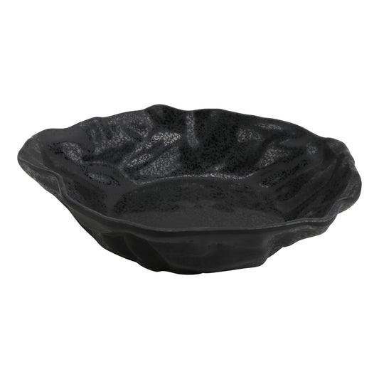 143.75 oz rainex showered black buffet melamine bowl (extra large), 14"L x 14"W x 2.25"H, GET, cheforward