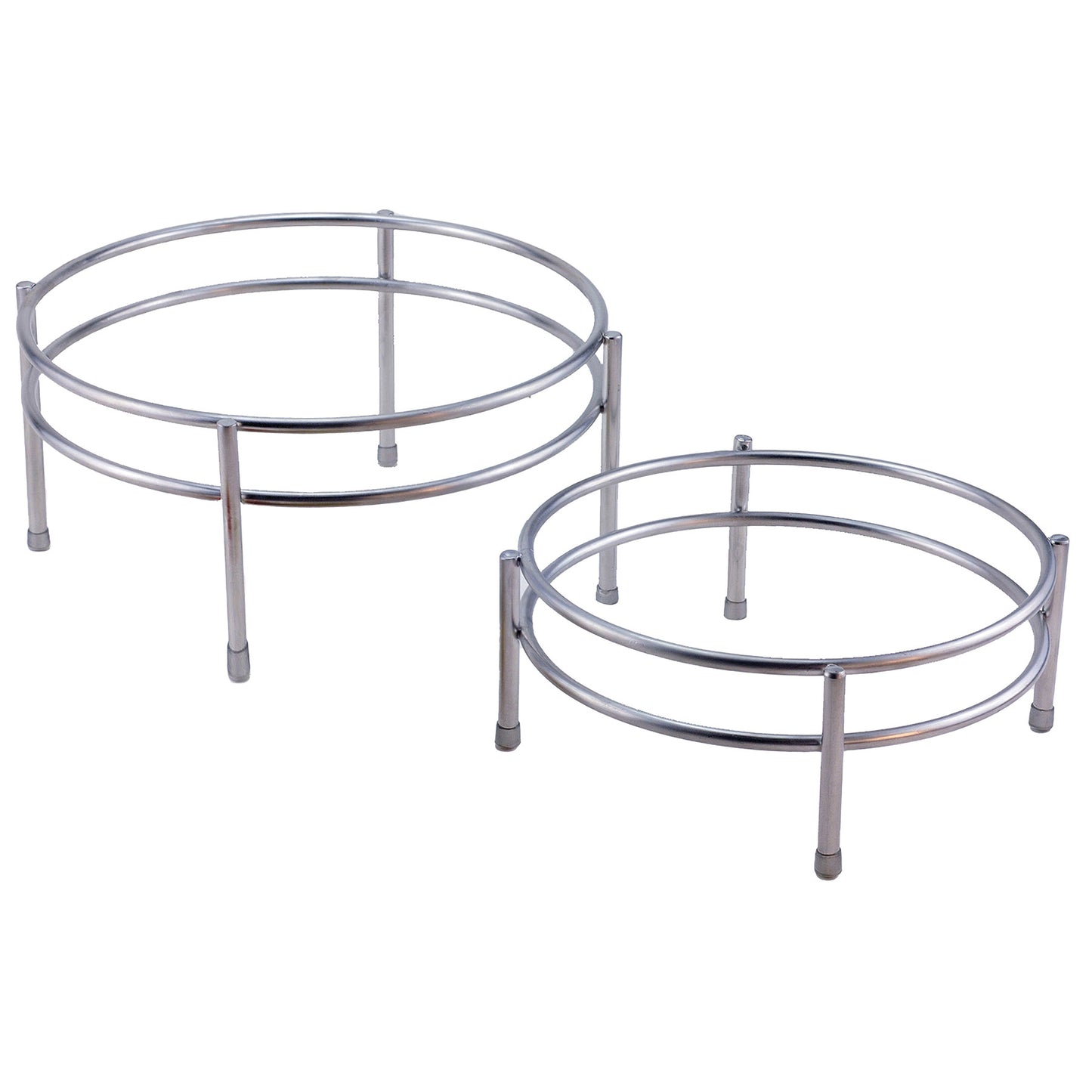 Tall Stainless Steel Round Riser