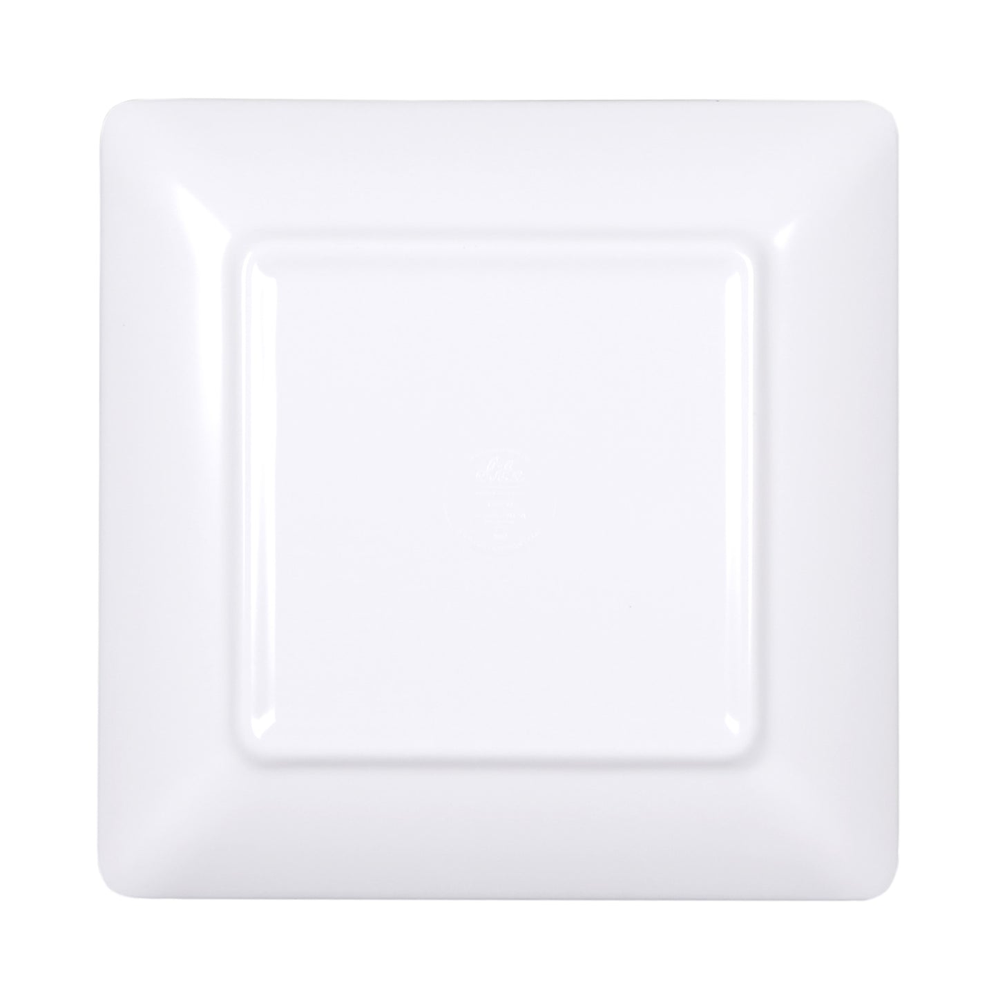 Melamine Square Plate - White