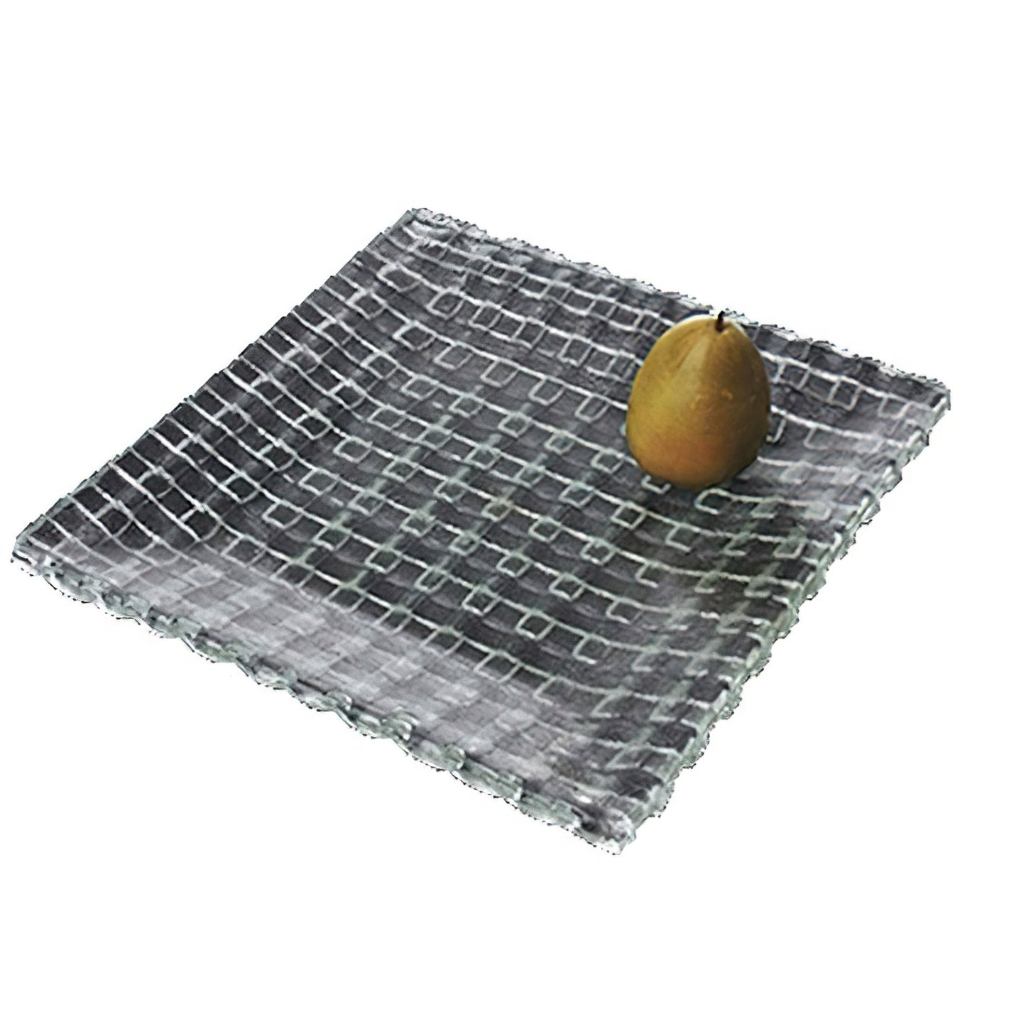 12" Woven Jade Glass Bowl