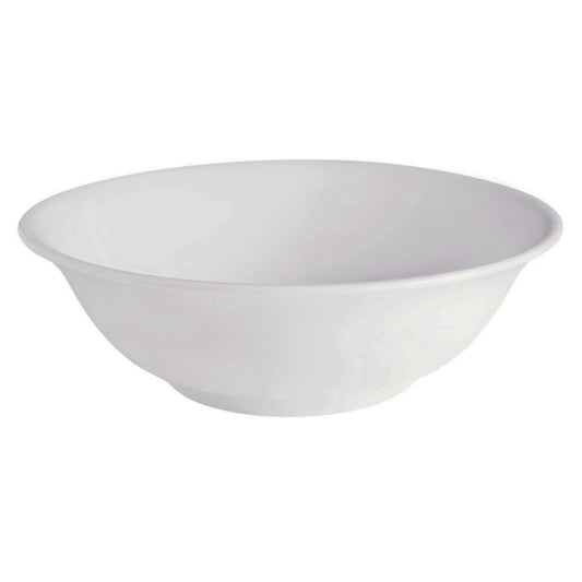 36.7 oz. Bright White Porcelain Salad Bowl, 8" Dia., Corona Actualite (Stocked) (12 Pack)