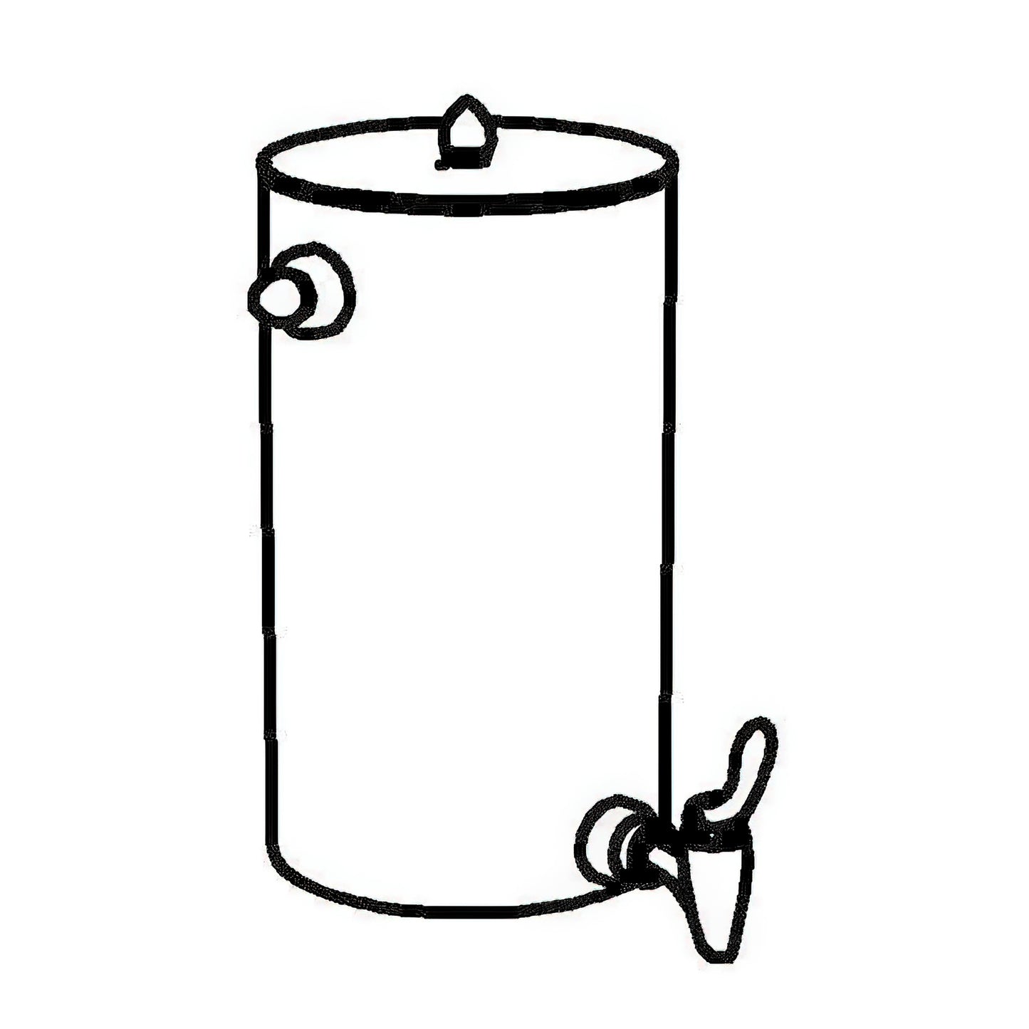 SPARE Spare Container  Milk Can 9 l, Model Gold  Stainle