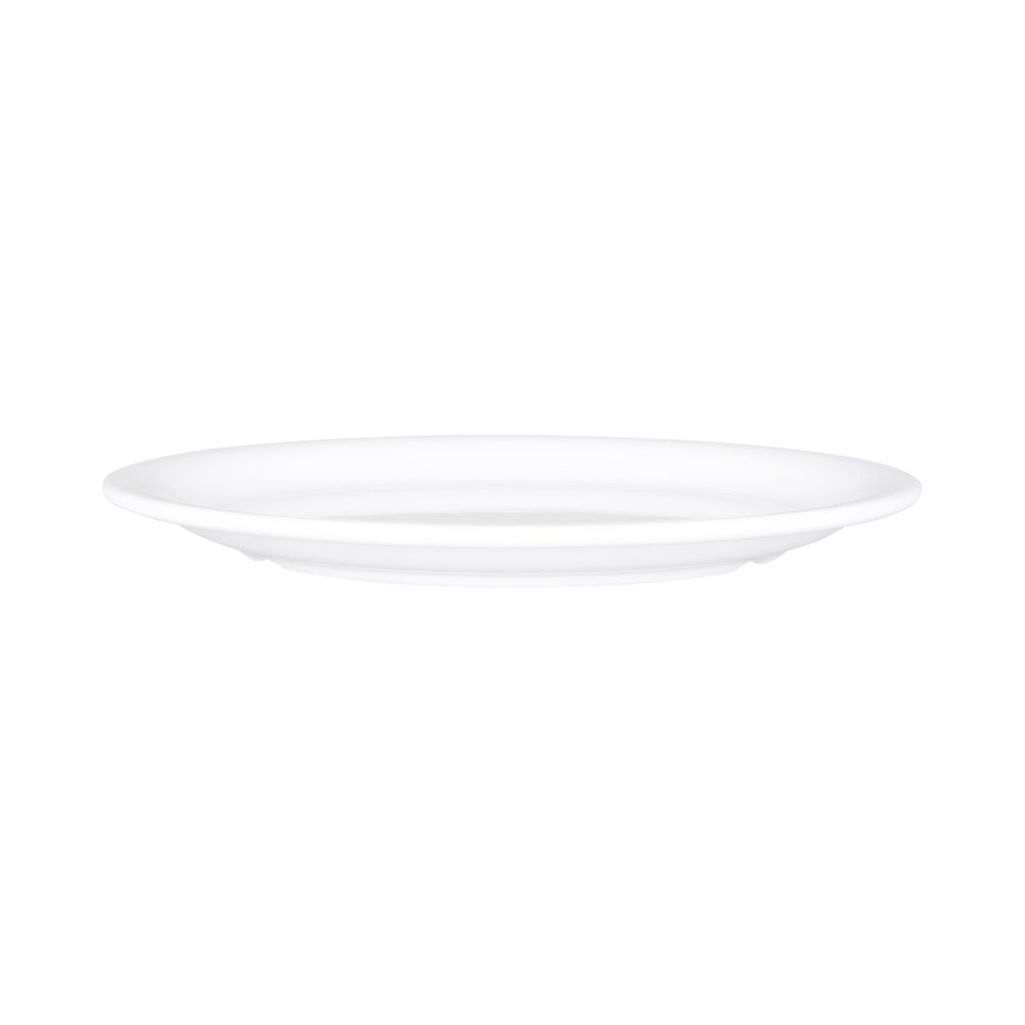 Melamine Round Plate - White