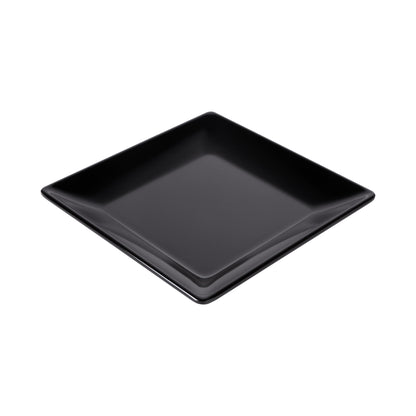 Melamine Square Plate - Black