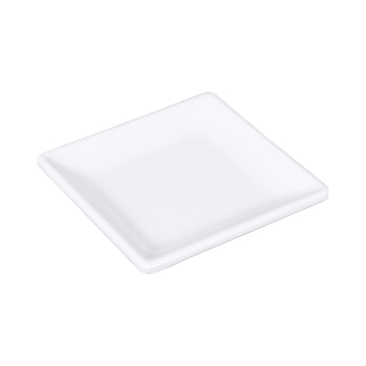 Melamine Square Plate - White