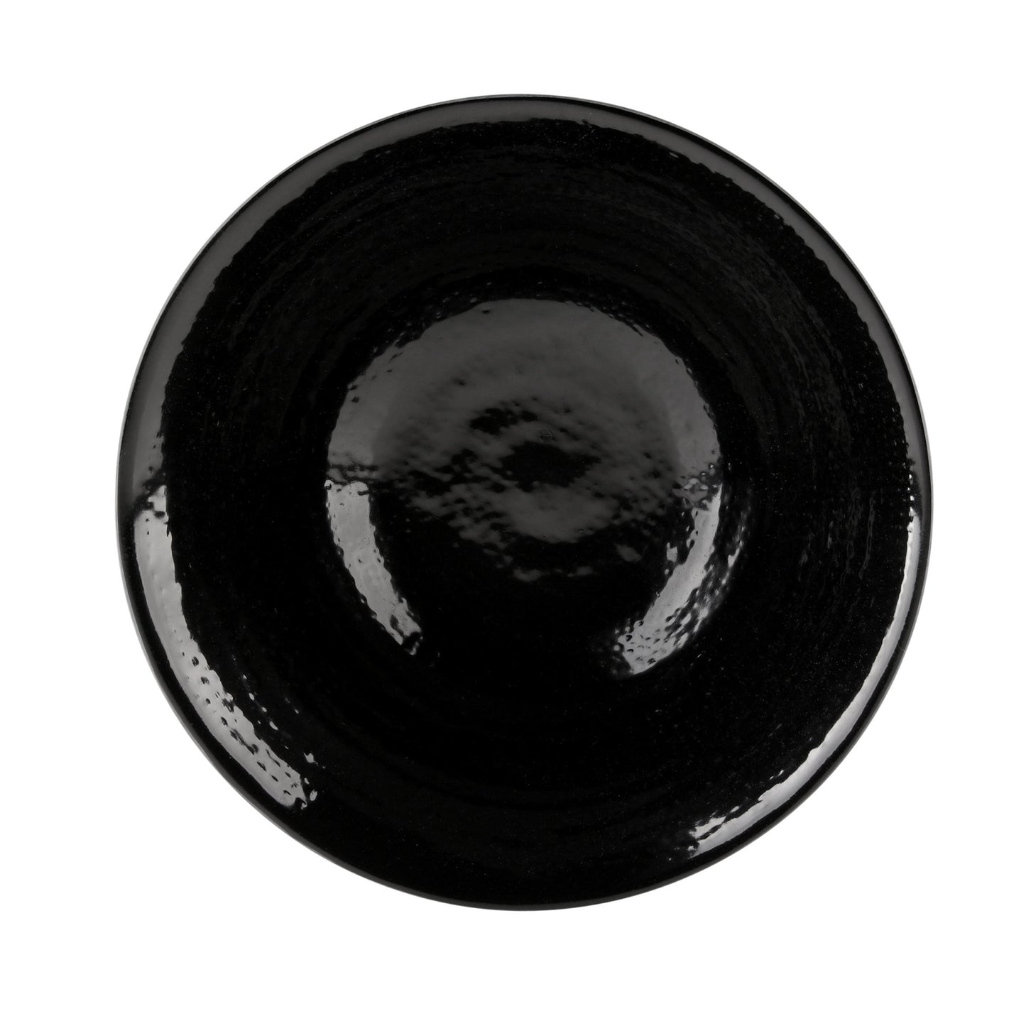 Melamine Bowl - Black Matte Finish Outside/Black Gloss Finish Inside