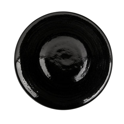 Melamine Bowl - Black Matte Finish Outside/Black Gloss Finish Inside