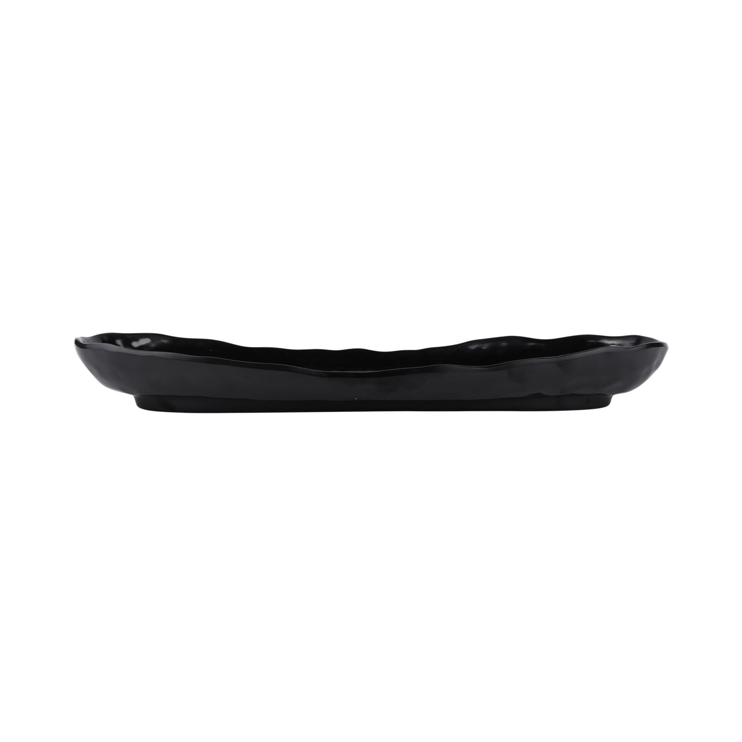 Melamine Uneven Edge Tray - Black