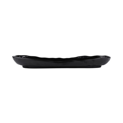 Melamine Uneven Edge Tray - Black