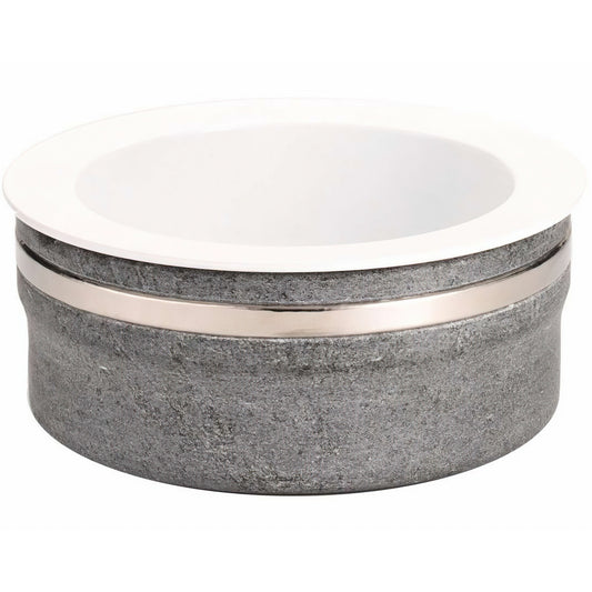 12" Cold Food Display Set with Soapstone Base. Includes In