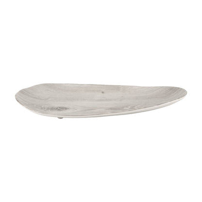 16" x 12" Oval Faux Drift Wood Melamine Serving Board, G.E.T. Granville