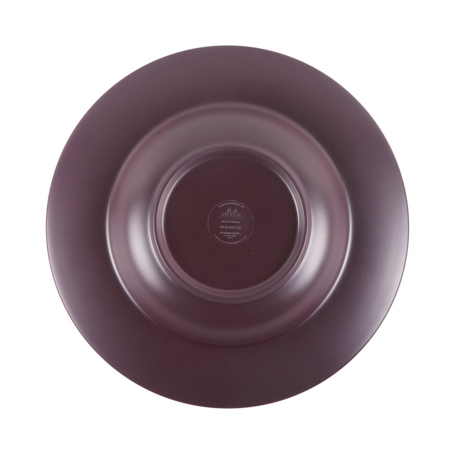 Melamine Round Past/Soup Bowl - Purple Glaze