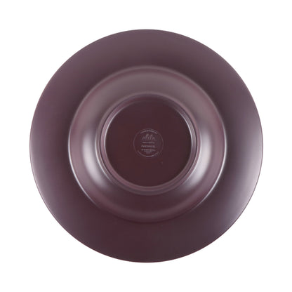 Melamine Round Past/Soup Bowl - Purple Glaze