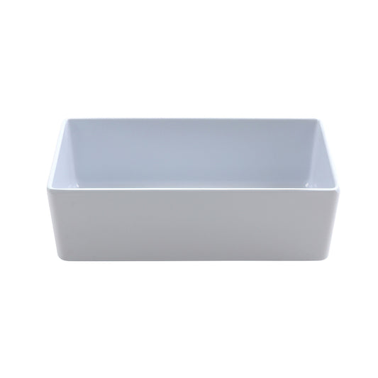 Bento Box insert, White Melamine, 7.5"L x 3.75"W x 2.43"H, (Fits BN-B-W), Milano, GET. (12 Pack)