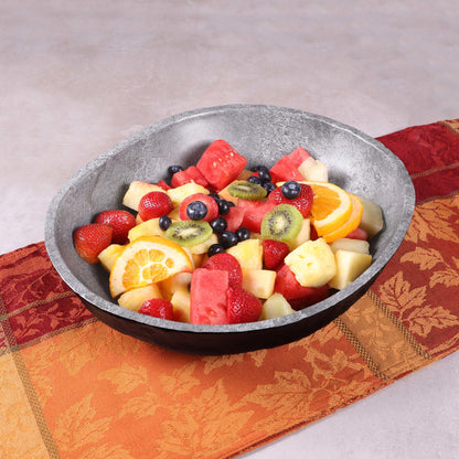 Melamine Oval Bowl - Coal