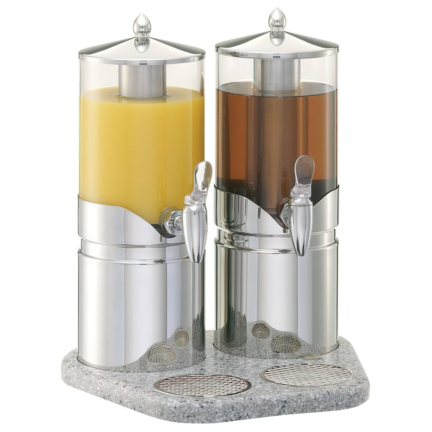 ELEGANCE Juice Dispenser 'Ensemble'  2 x 5l, Model Stainl