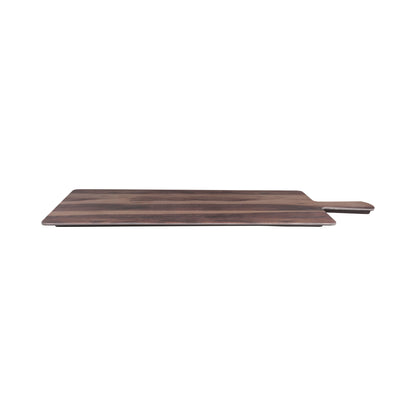 Melamine Rectangular Serving Board - Hickory Wood