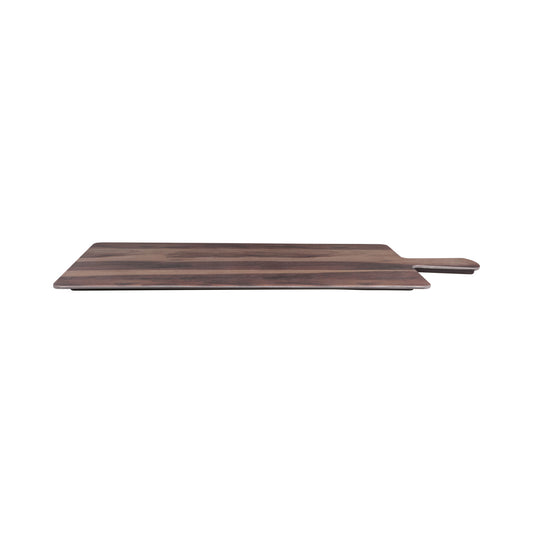 Melamine Rectangular Serving Board - Hickory Wood