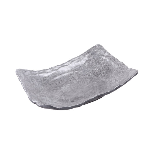 Melamine Rectangular Bowl - Coal