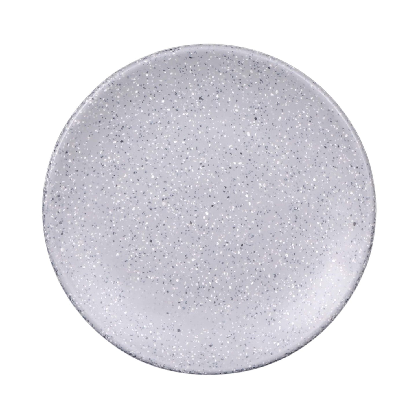 Melamine Round Plate - Granite Stone
