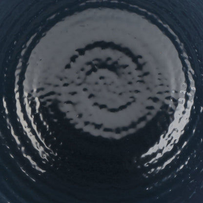Melamine Bowl - Aubergine Matte Finish Outside/Lapis Gloss Finish Inside