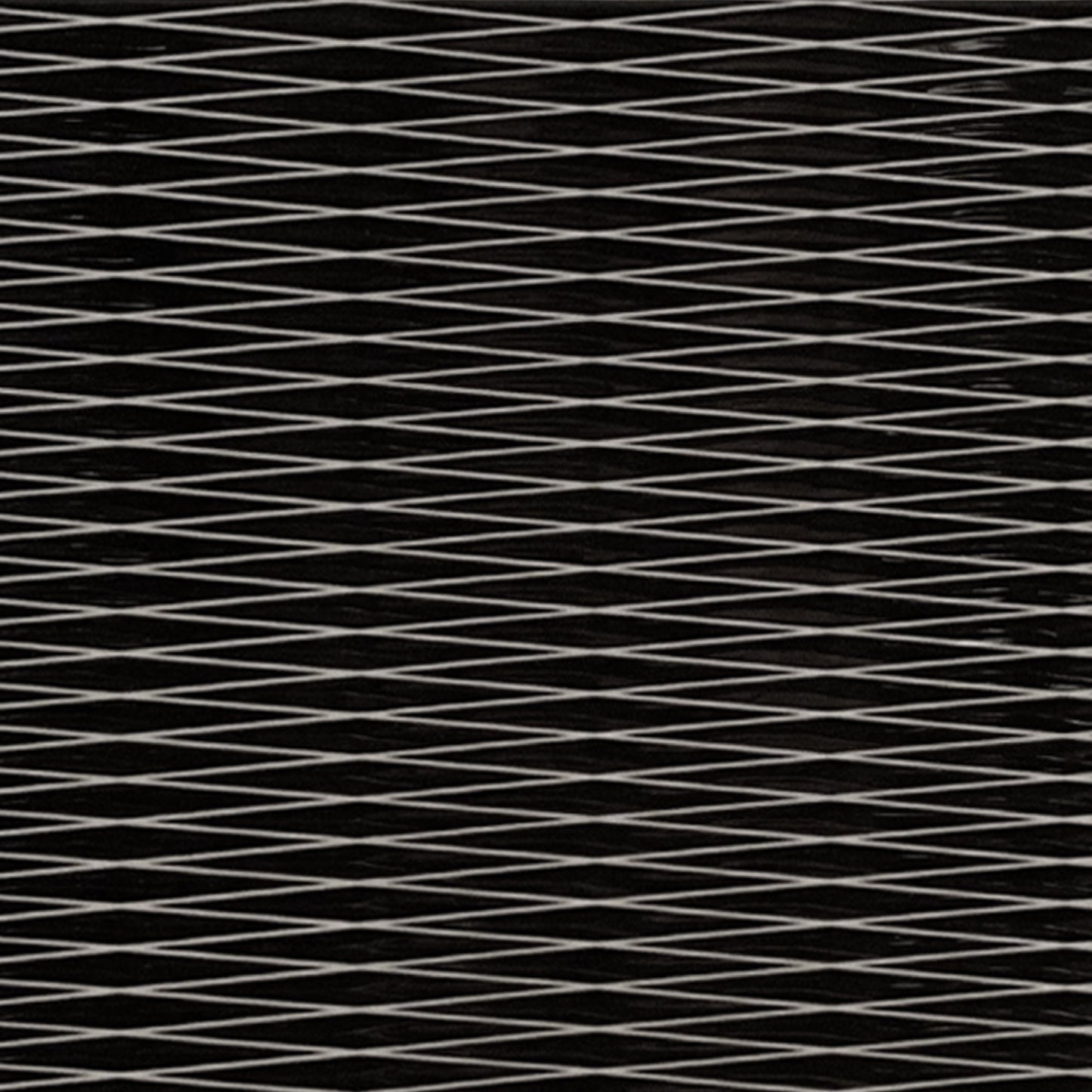 Melamine Rectangular Plate - White w/ Black Decal