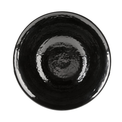 Melamine Bowl - Black Matte Finish Outside/Black Gloss Finish Inside
