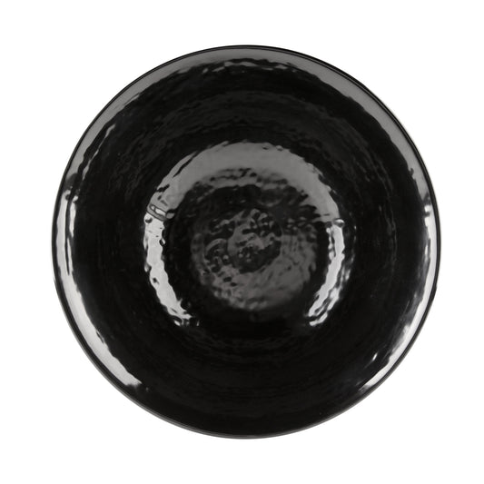 Melamine Bowl - Black Matte Finish Outside/Black Gloss Finish Inside