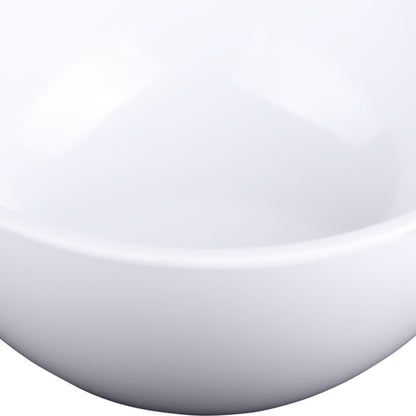 Melamine Round Bowl - White