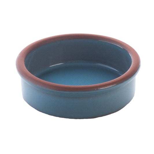 2.7 oz stone heart blue terracotta casserole, 3.14"L x 0.98"H, GET, cheforward