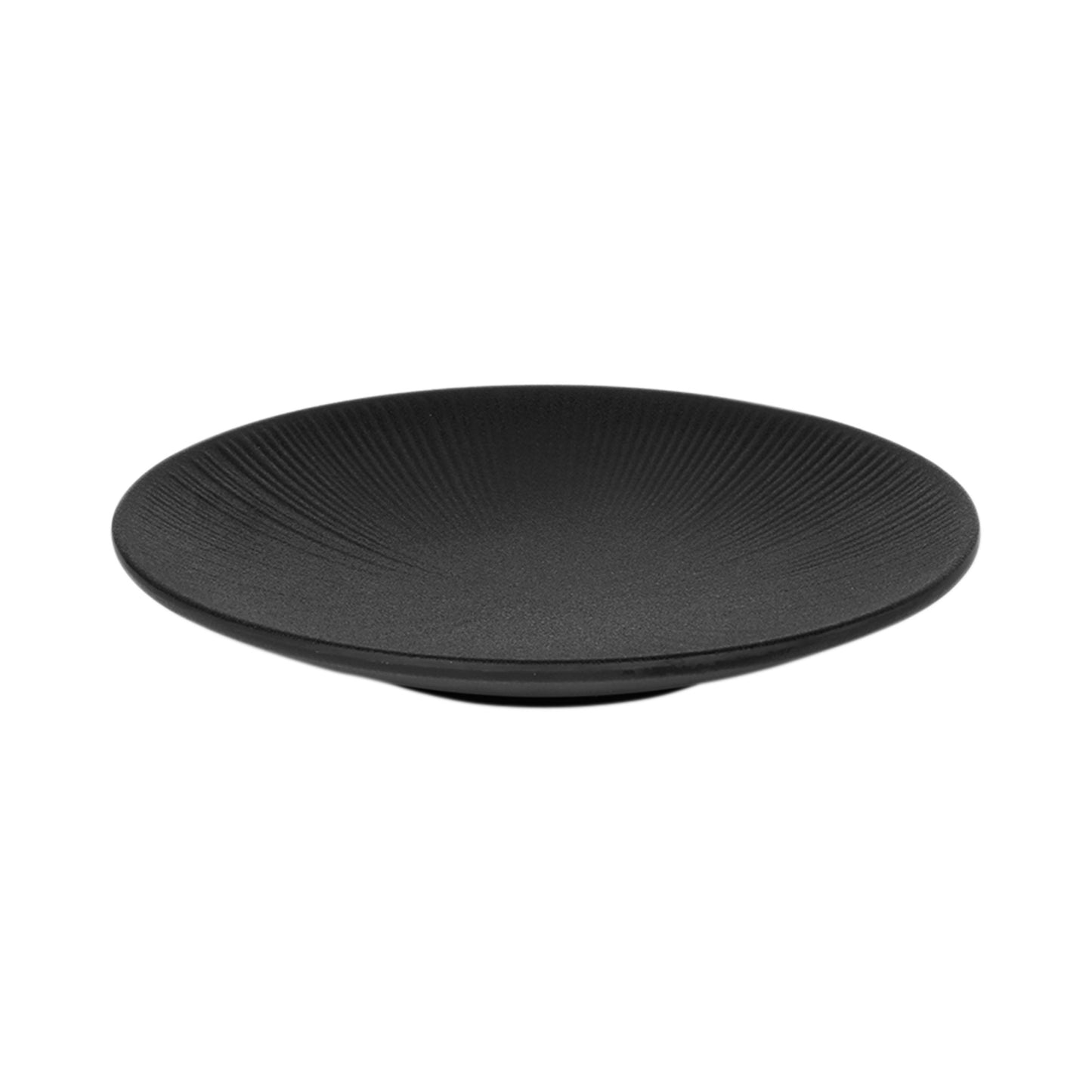 Melamine Round Plate - Black