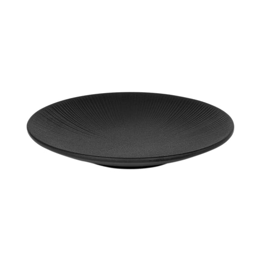 Melamine Round Plate - Black