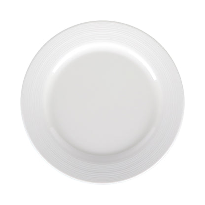 Melamine Round Plate - Cream Glaze