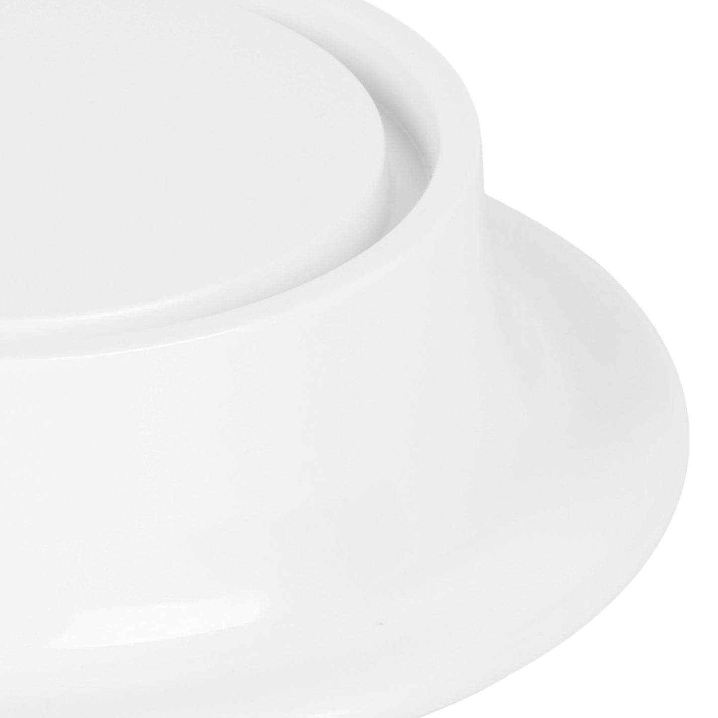 Melamine Round Pedestal (Fits M7PL) - White