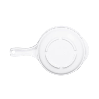 Melamine Bowl w/ Handle - White