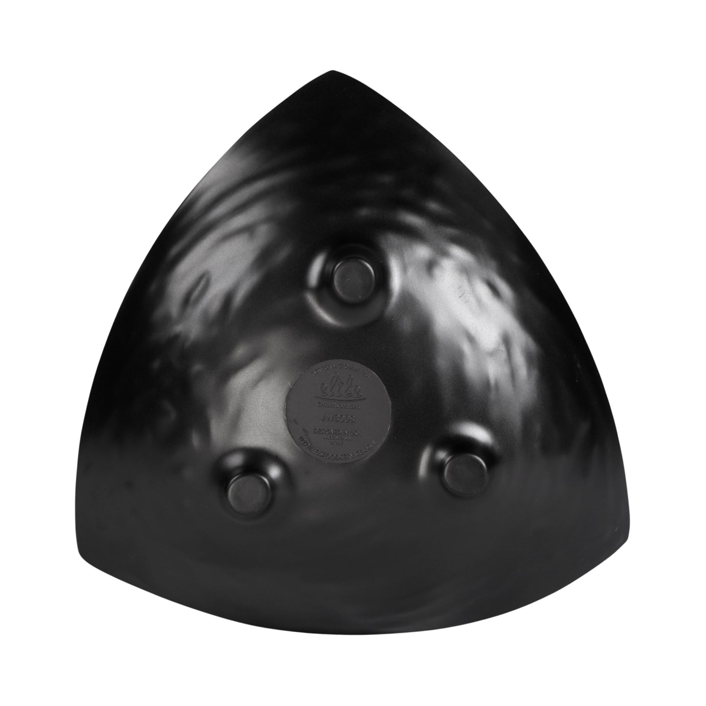 Melamine Triangle Bowl - Black