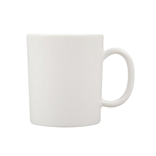 8 oz. Tritan, Ivory, Coffee Mug with Handle, (10 oz. rim-full), 3" Top Dia., (4.25" Top Dia., with Handle), 3.5" Tall, 3.25" Deep, G.E.T. Cups & Mugs (12 Pack)