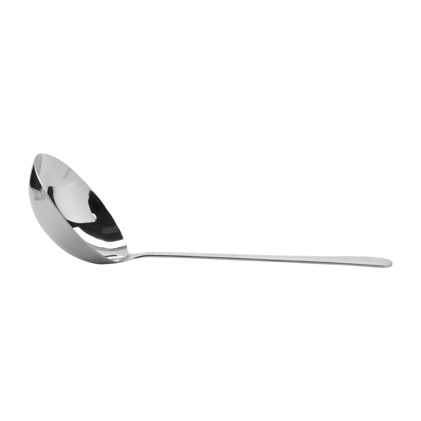 6 oz., 9.5" Stainless Steel Ladle w/ Mirror Finish