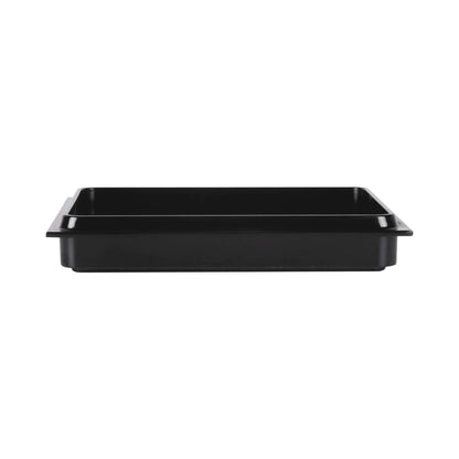 Melamine Rectangular Reversible Bin Lid - Black