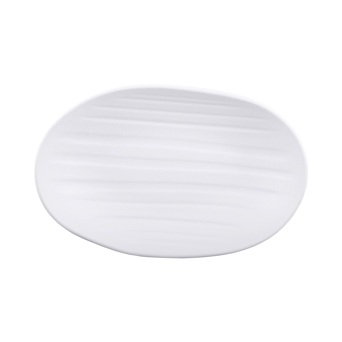 Melamine Deep Oval Plate - White