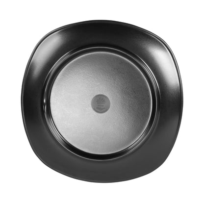 Melamine Square Plate - Black