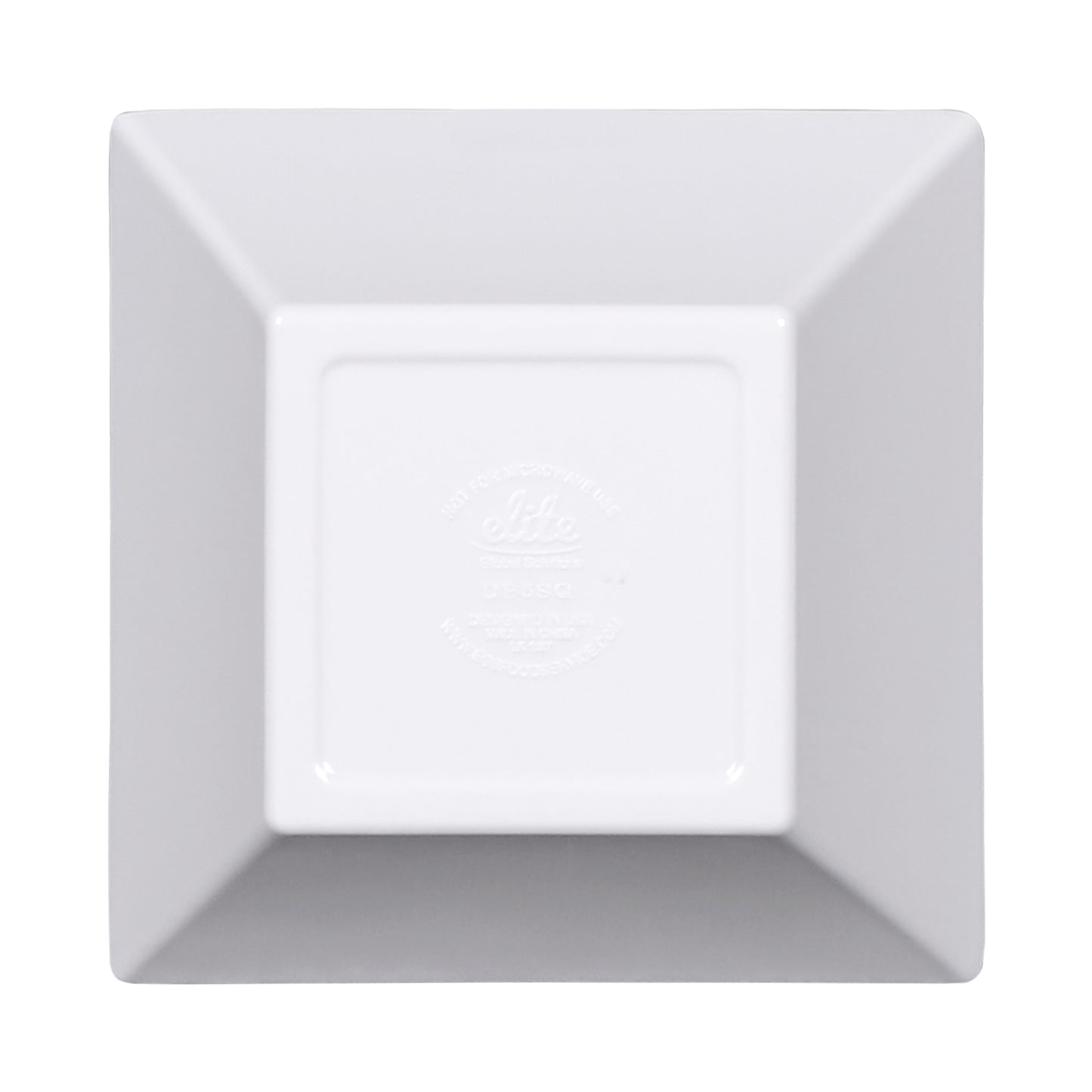 Melamine Square Bowl - White