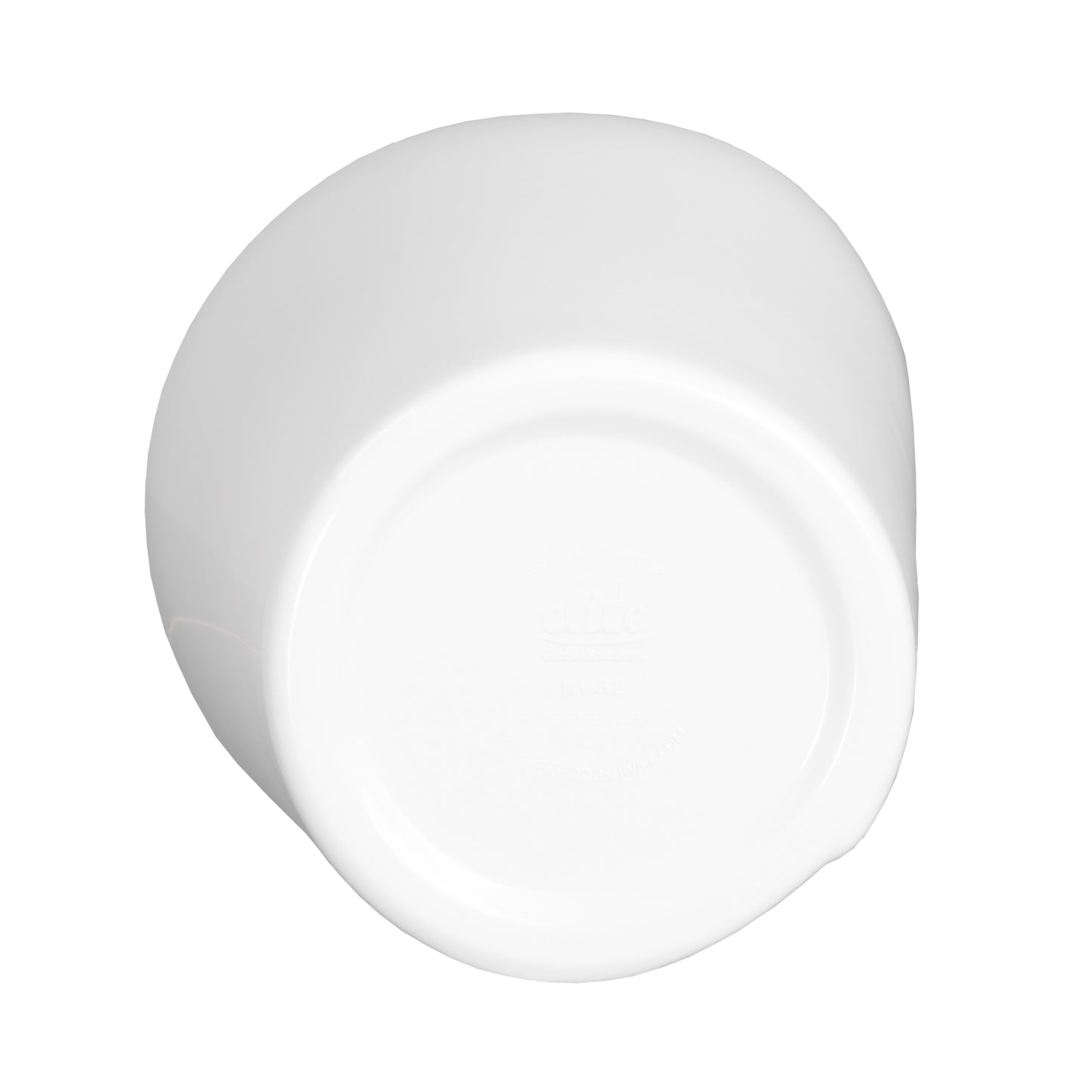 Melamine Medium Spiral Crock - White